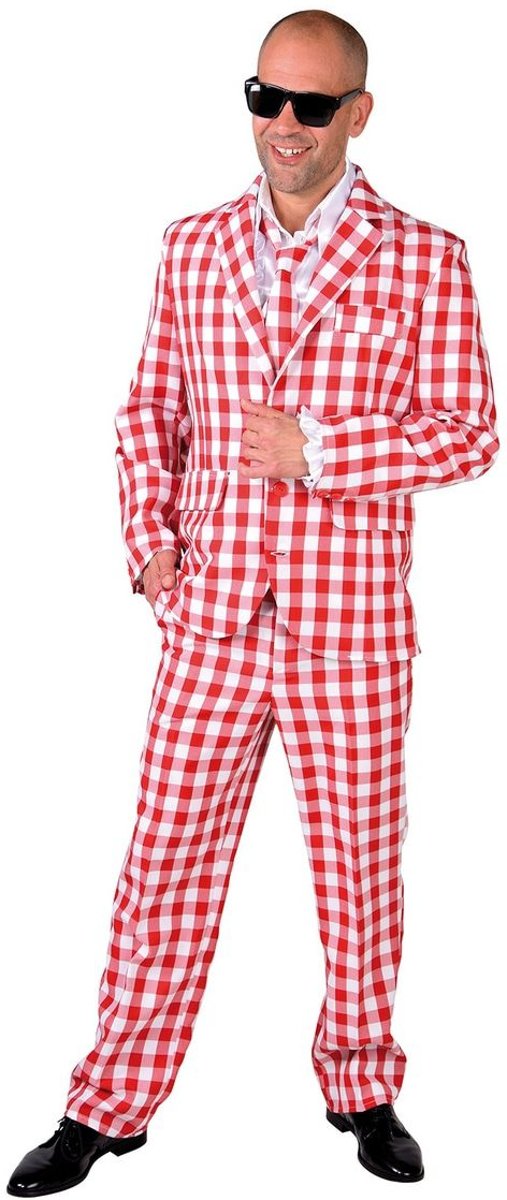 Brabant & Oeteldonk Kostuum | Brabants Bont Theedoek | Man | Medium | Carnaval kostuum | Verkleedkleding